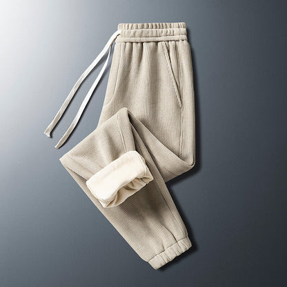 Men's Corduroy Plush Sanitary Pants