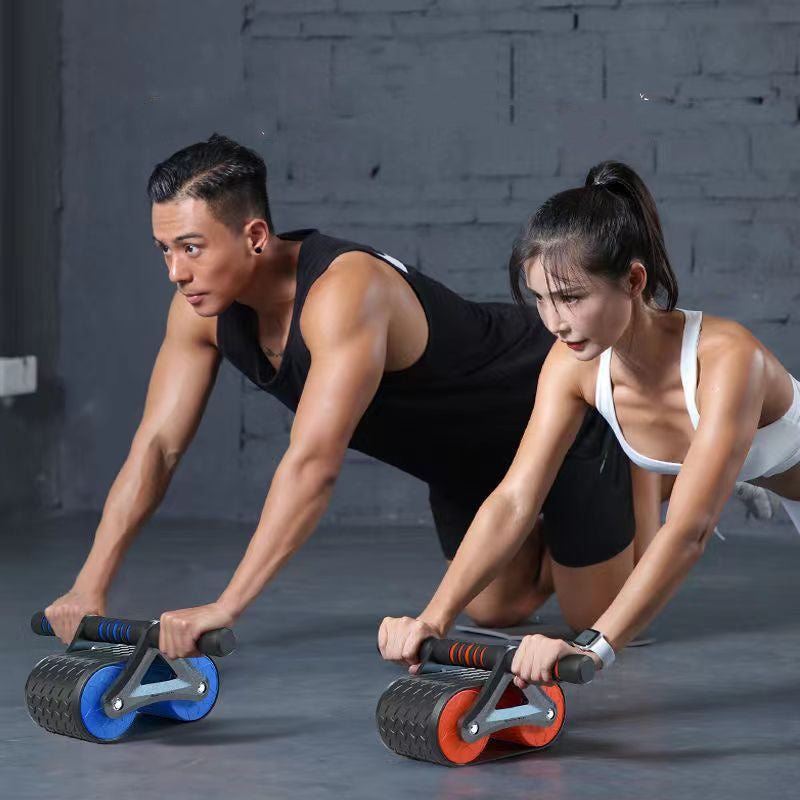 Double Wheel Ab Roller with Rebound