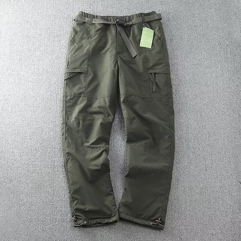Windproof Waterproof Men's Straight Winter Pants