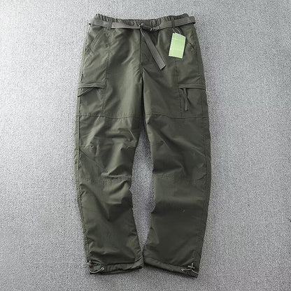 Windproof Waterproof Men's Straight Winter Pants