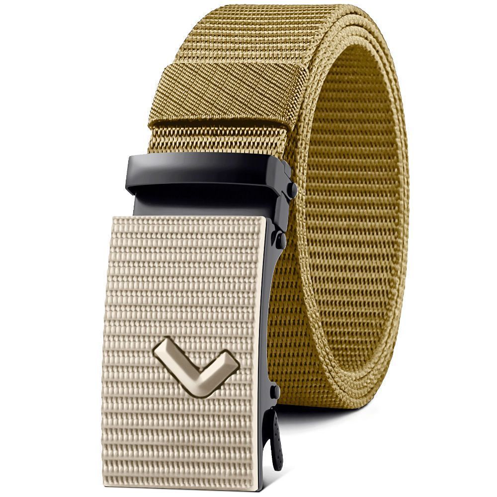 Nylon Waistband Men's Automatic Canvas Belt