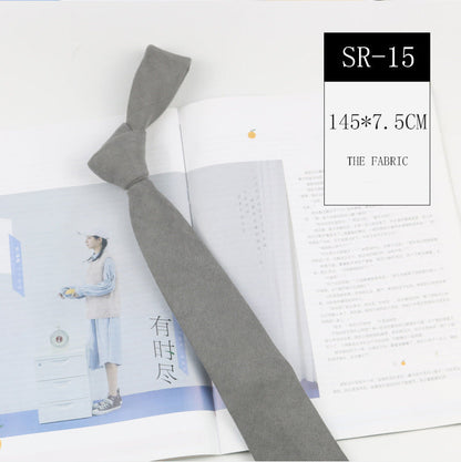 Korean Style Casual Suede Macaron 7cm Hand Tie