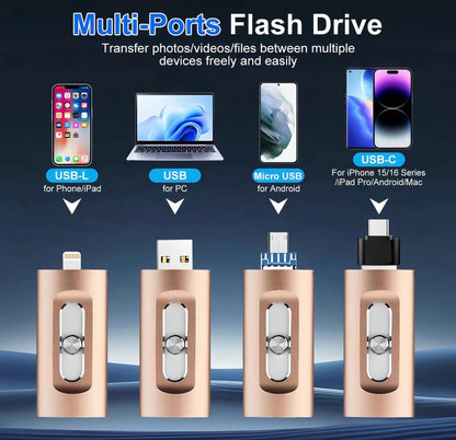 FlexiDrive 4-in-1 Flash Drive