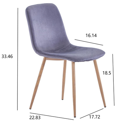 Dining Chair 4PCS（BLUE）Modern style New technology Suitable for restaurants cafes taverns