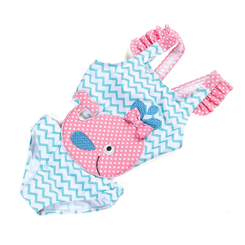Baby Girls' Watermelon One-Piece Swimsuit