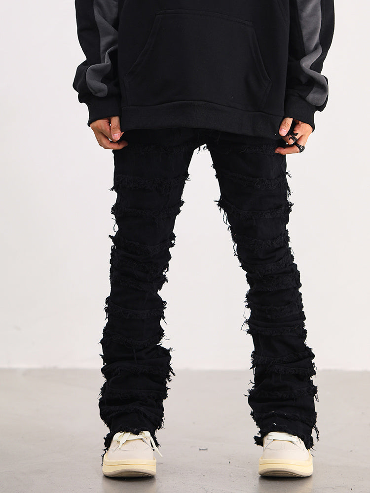 Erosive Destruction Raw Edge High Street Jeans