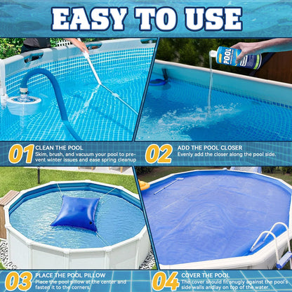 Bondtech Pool Winterizing Kit 3-in-1 for Above & Inground Pools 16.9 oz
