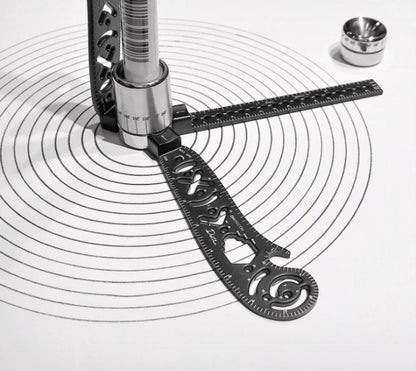 Multifunction Creative Drawing Ruler Tool