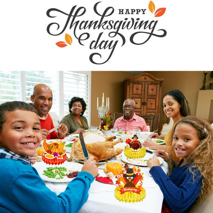 Qpout 9-Piece Thanksgiving Fall Party Table Centerpiece Decorations