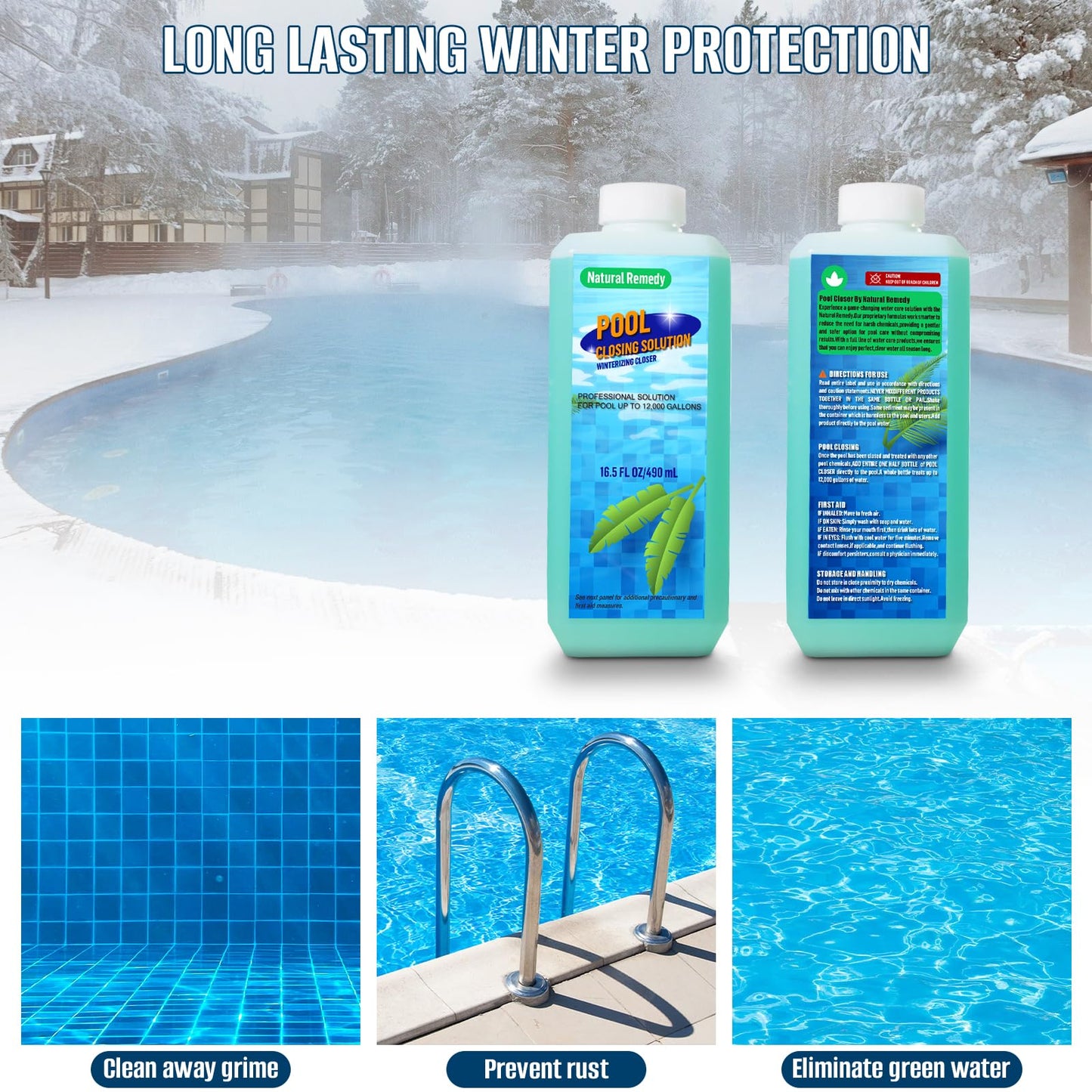 SETOXYX 2 Pack Winter Closing Kit Pool Winterizer Up to 24,000 Gallon