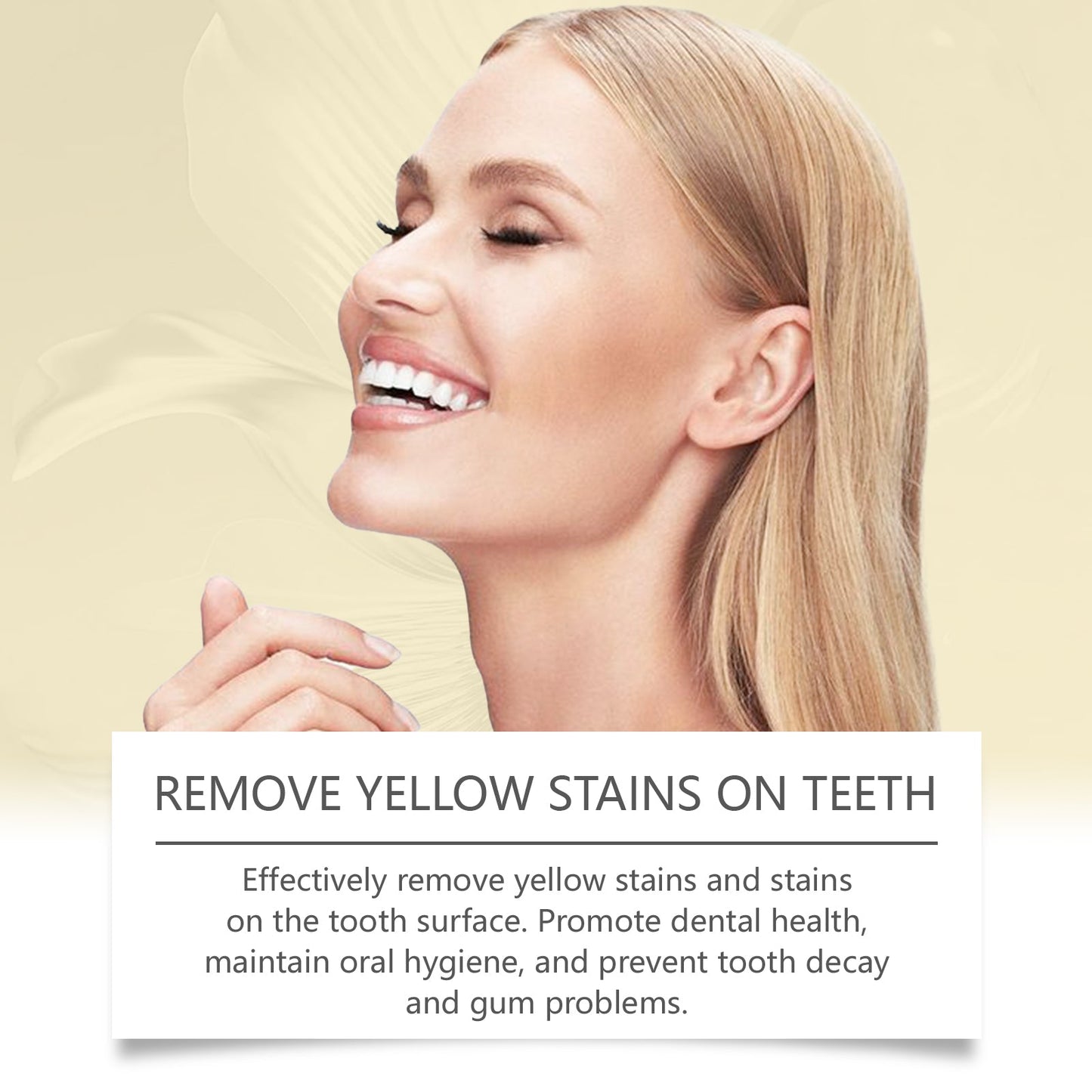 Teeth Cleaning Mousse Gently Cleans Teeth To Remove Odors, Stains And Grime Daily Beauty Mousse