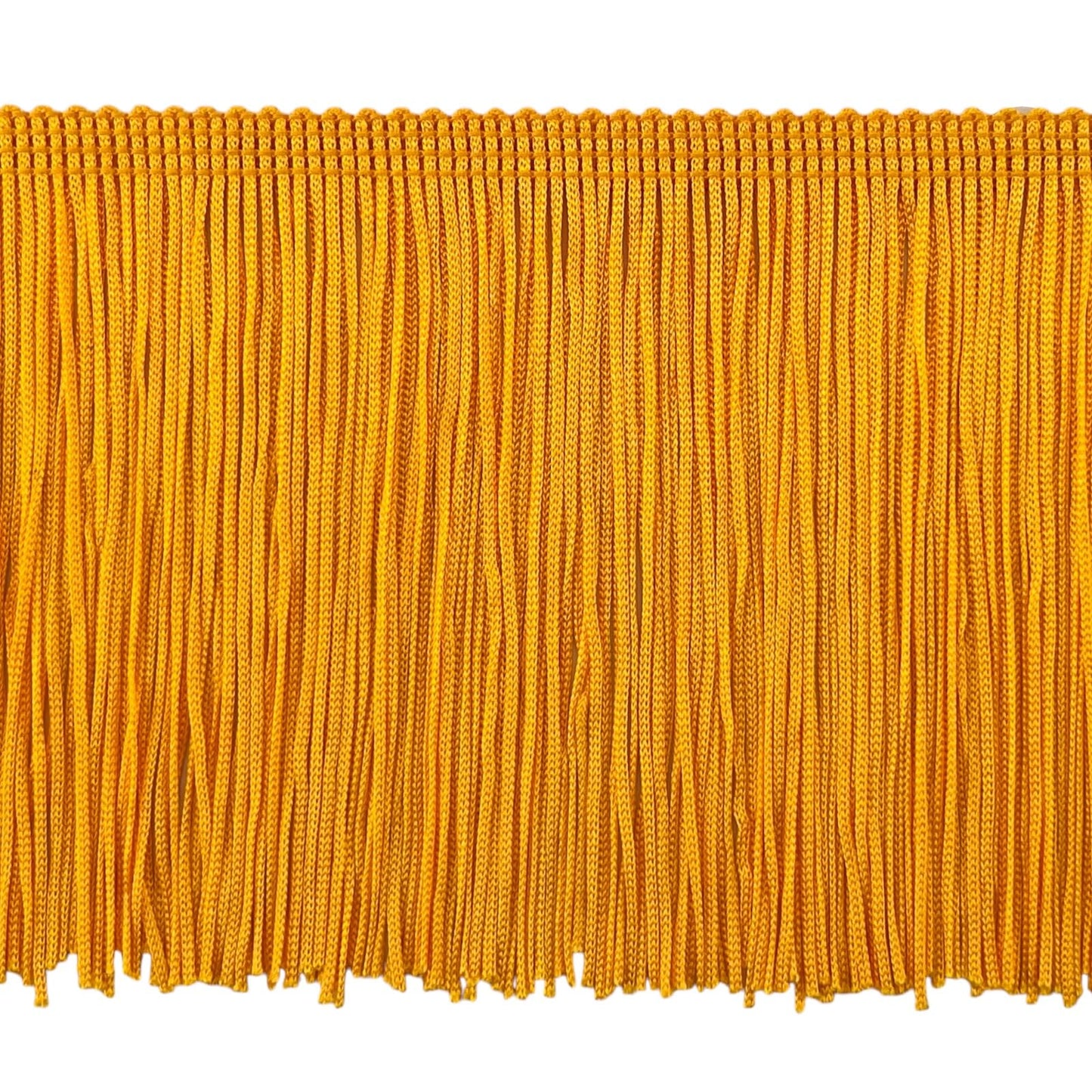 Trims by the Yard 6" Chainette Fringe Trim Polyester Decorative Flag Gold 10yd