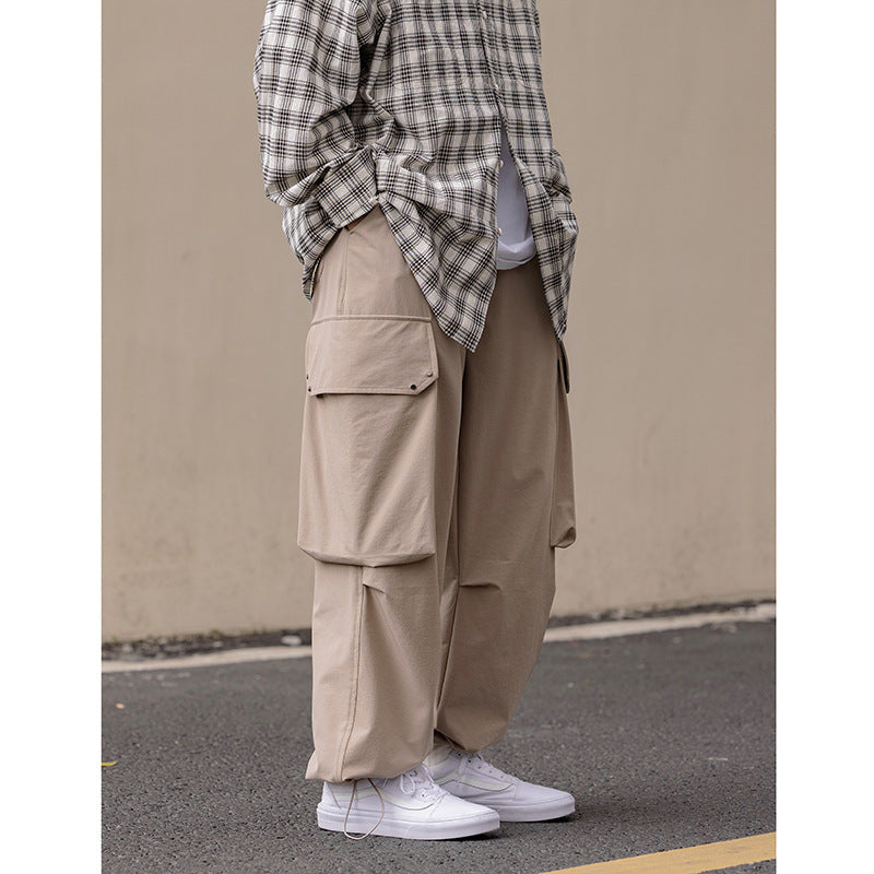 Vintage Drawstring Leggings with Pockets