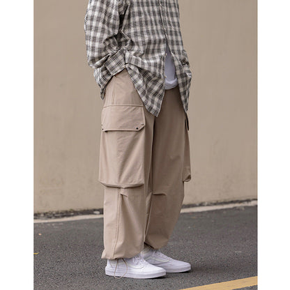 Vintage Drawstring Leggings with Pockets