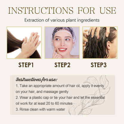 Batana For Scalp And Hair, Nourishing Dry Hair Tail Care Smooth Hair Care Scalp Hair Mask Hair Care Oil