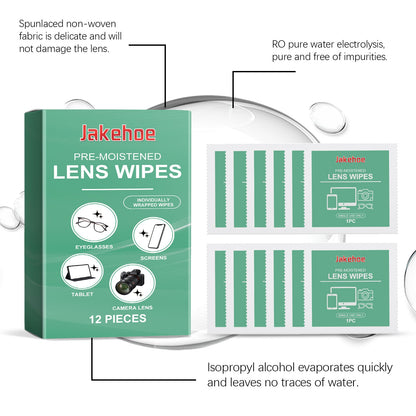 Lens Cleaning Wipes Eyeglass Screen Wipes Individual Package Carry Cleaning Wipes With You