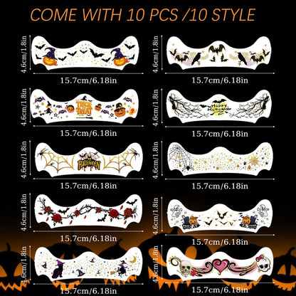 Cardiyar Glitter Freckles 24PCS Waterproof Gold Temporary Face Tattoos