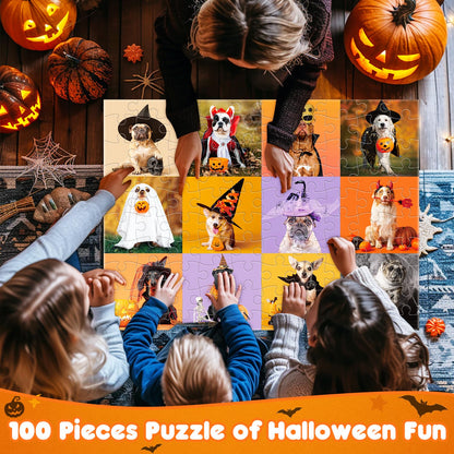 Drcurn Halloween Gifts for Kids 100pcs Blue Party Favors Bulk Set