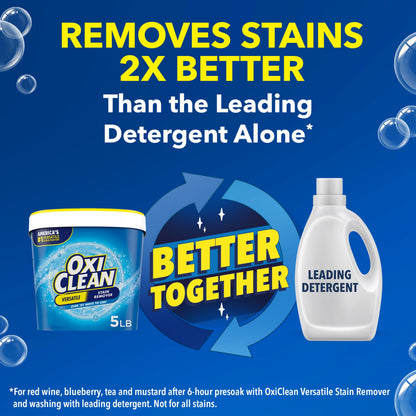 OxiClean Versatile Stain Remover Powder 5 lb No Color
