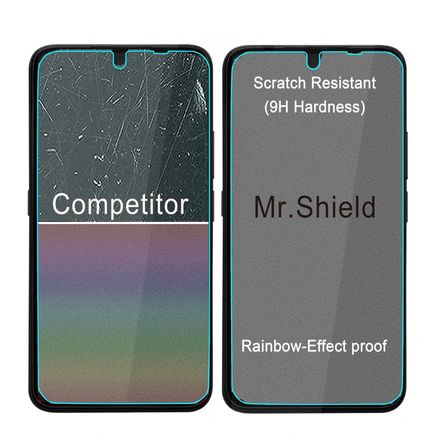 Mr.Shield Screen Protector for Punkt MC02 5G Tempered Glass Clear 3-Pack