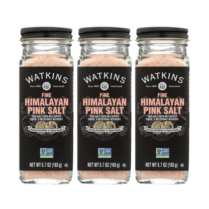 BestBy11/27 Watkins Fine Himalayan Pink Salt 5.7oz Pack of 3