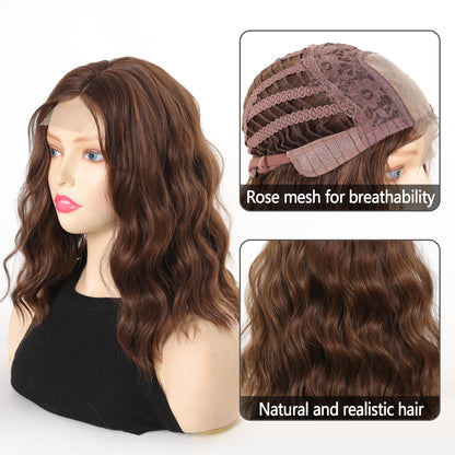 Maforsoon Wigs for Women Short Wave Synthetic Wig 14inch