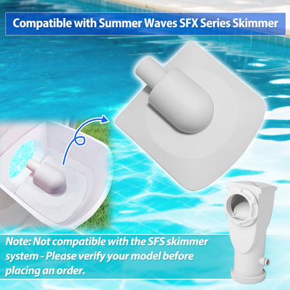 ARU P58PP1955W05 Vacuum Plate Adapter for Summer Waves Polygroup Skimmer Pump