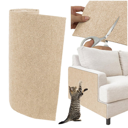 YITMOYM Trimmable Cat Scratcher Mat 39.4x15.8in Self-Adhesive Felt Fiber