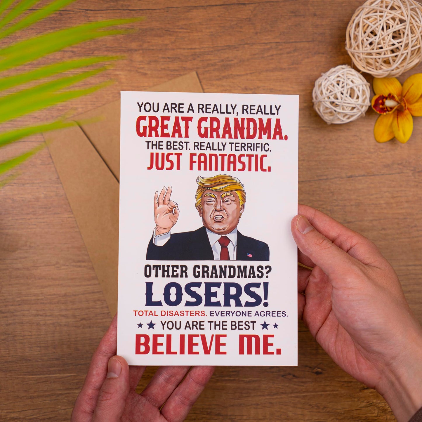 decorluxes Grandma Funny Greeting Card Birthday Mother's Day Christmas Cartoon