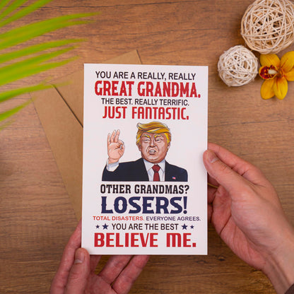 decorluxes Grandma Funny Greeting Card Birthday Mother's Day Christmas Cartoon