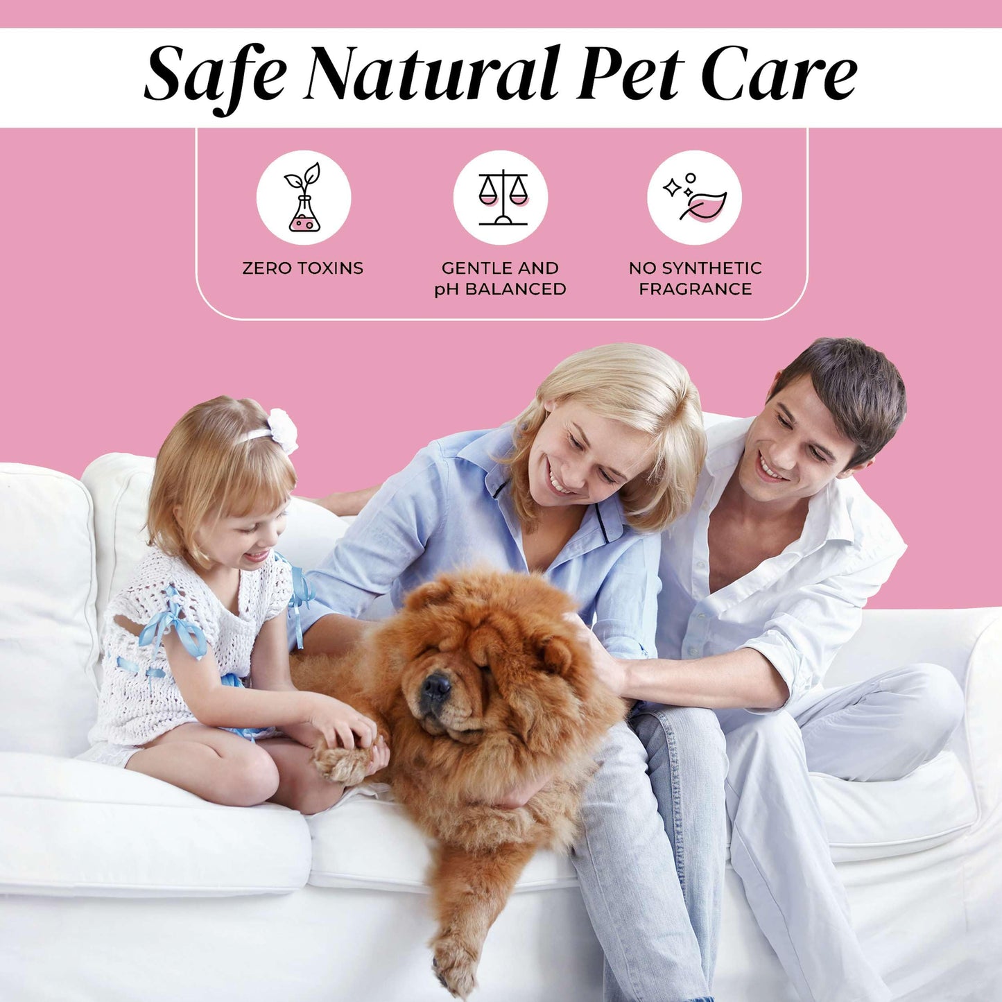 Dog Paw Cleaner Spray 5.1oz Alcohol Free Rosewater Aloe Copaiba Lemongrass USA