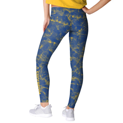 FOCO Golden State Warriors NBA Womens Team Color Cloud Leggings Size XL