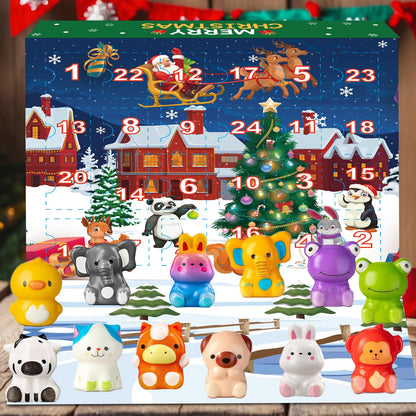 Govetom 2025 Christmas Advent Calendar 24 Days Slow Rising Multi-color