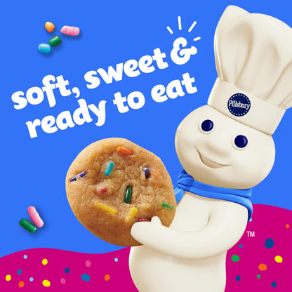 BestBy01/26 Pillsbury Mini Soft Baked Funfetti Cookies Snack Bags 10 Ct 10 oz