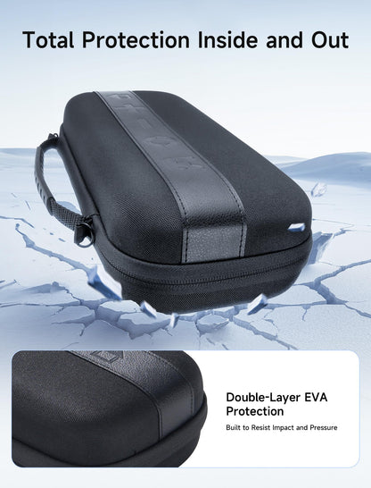 JSAUX Large Capacity Hard Shell Carrying Case Nintendo Switch 2, 20 Slots Black