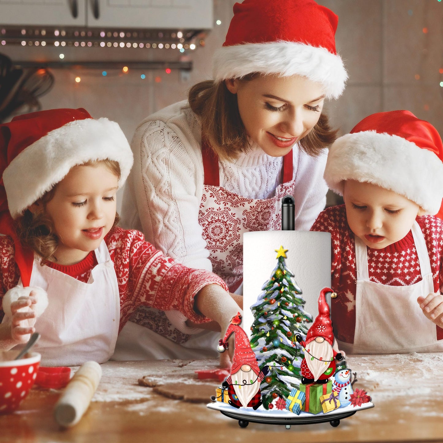 pinata Christmas Gnome Paper Towel Holder Kitchen Countertop Decor