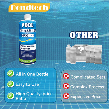 Bondtech Pool Winterizing Kit 3-in-1 for Above & Inground Pools 16.9 oz