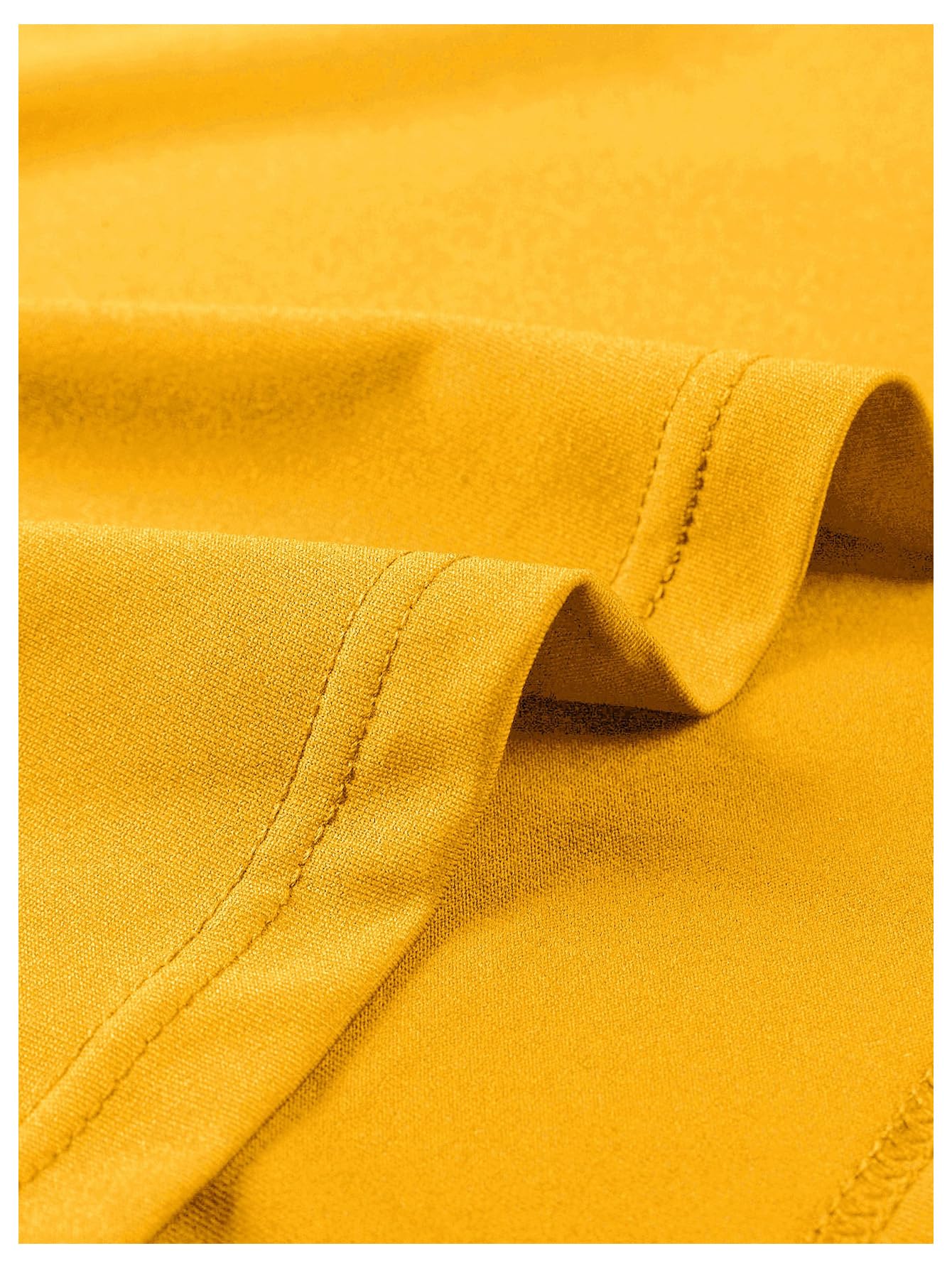 VIPWOLF Men's Sleeveless Hoodie Tank Top Drawstring High Low Hem Yellow Size L
