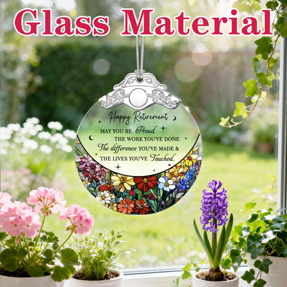 PEMIRSAYO Retired Ornament Stained Glass Christmas Keepsake Design A