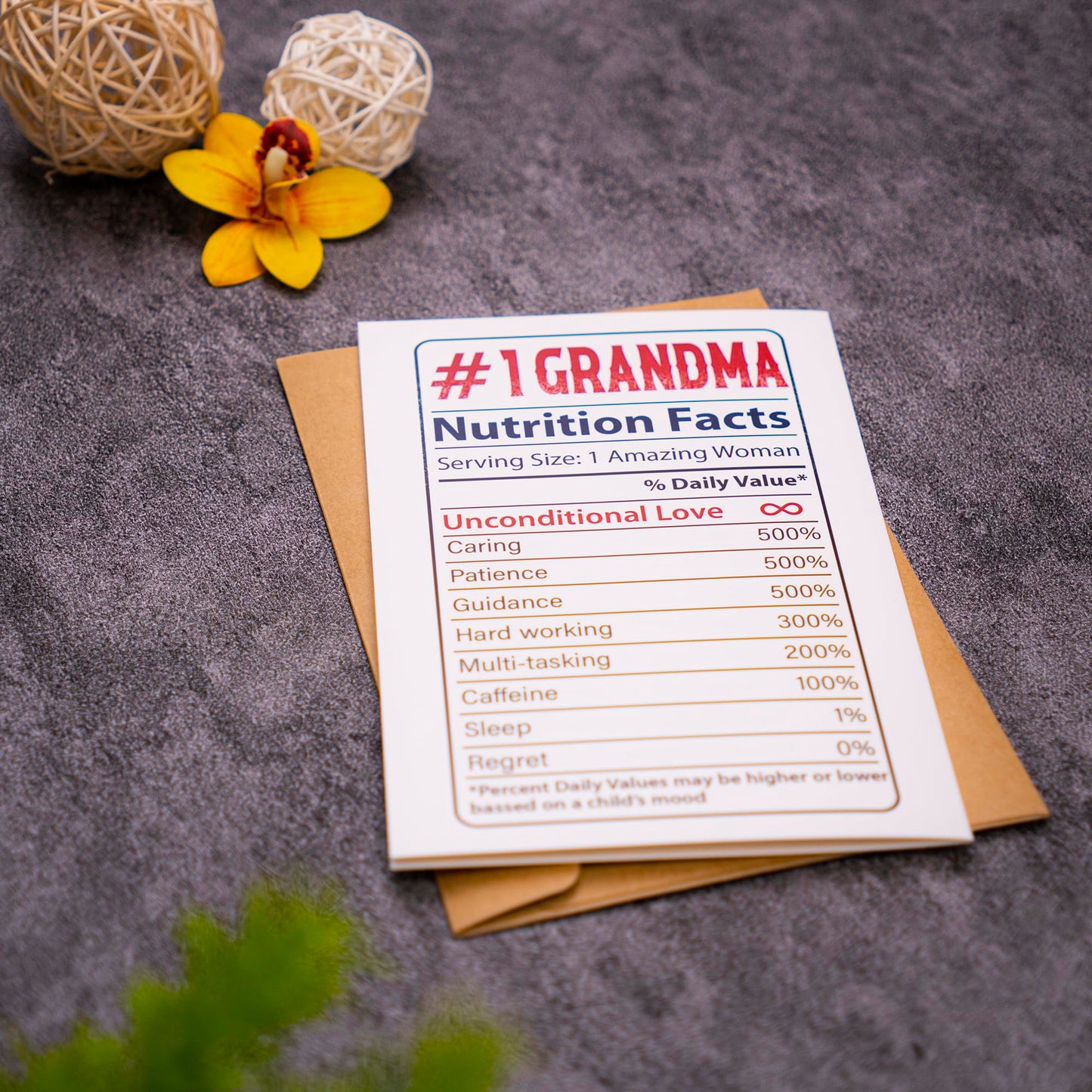 decorluxes Grandma Funny Greeting Card Birthday Mother's Day Christmas Cartoon