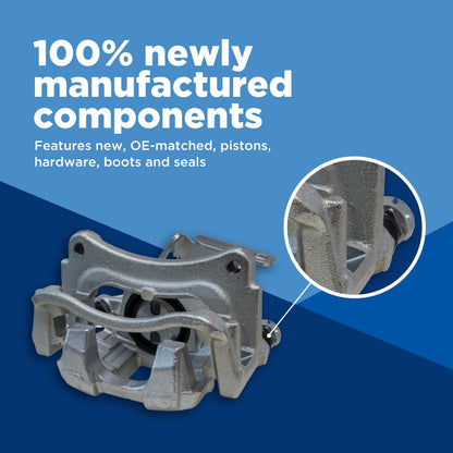 Wagner CN12875SC Semi-Loaded Brake Calipers Ford Transit-250 Compatible