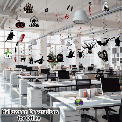 CyanLime 45 Pcs Happy Easter Banner Garland Paper Decorations Halloween Color