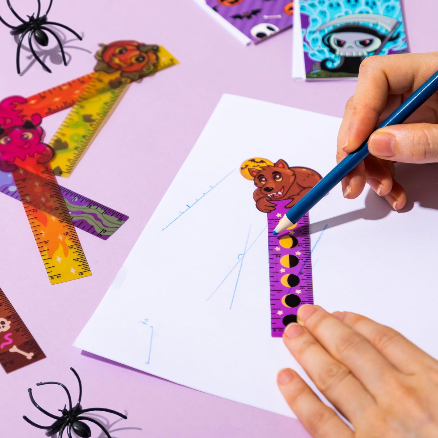 JOYIN Halloween Bookmark Rulers 144 PCS 6 Designs Party Favor Pack