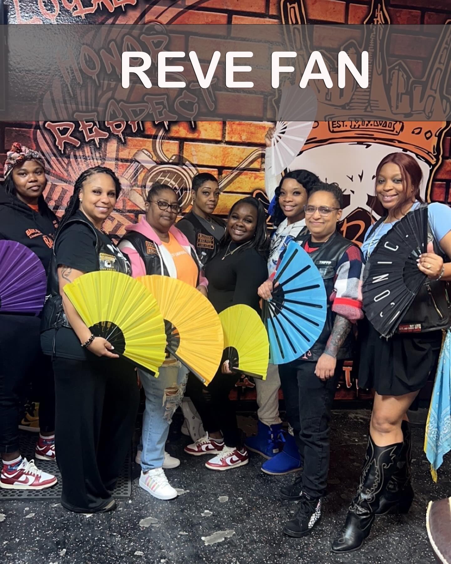 GeGeYa 13inch Large Rave Fan Foldable Hand Fans Black 2 Packs