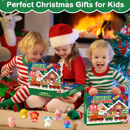 Govetom 2025 Christmas Advent Calendar 24 Days Slow Rising Multi-color