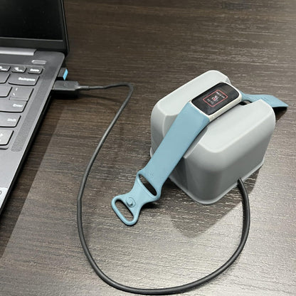 SNMIRN Magnetic Charger Dock Stand for Fitbit Charge 6/5/Luxe Light Blue