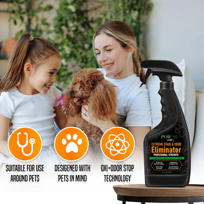 pureng PNG Vitality Stain & Odor Eliminator 16.9oz Pet Odor Neutralizer