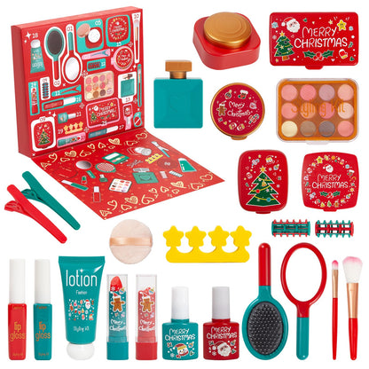 POATROZON Advent Calendar 2025 Girls Pretend Play Makeup Toys Stocking Stuffers