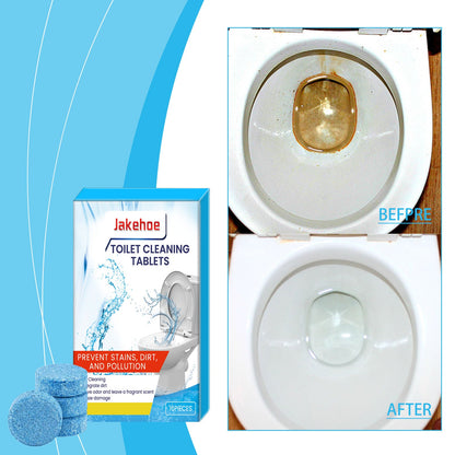 Toilet Cleaning Sheet, Toilet Smell, Stain And Scale Cleaning Bubble Cleaning Sheet