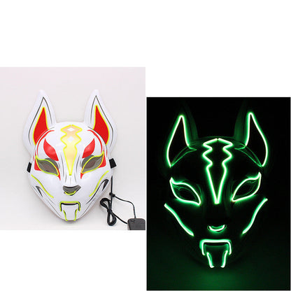 Glowing Cat Face Mask Demon Slayer Cosplay Props